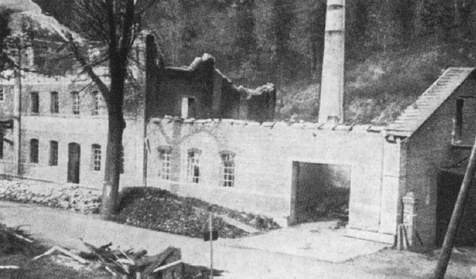 Tiefflieger zerstörten 1945 die Produktionsstätte