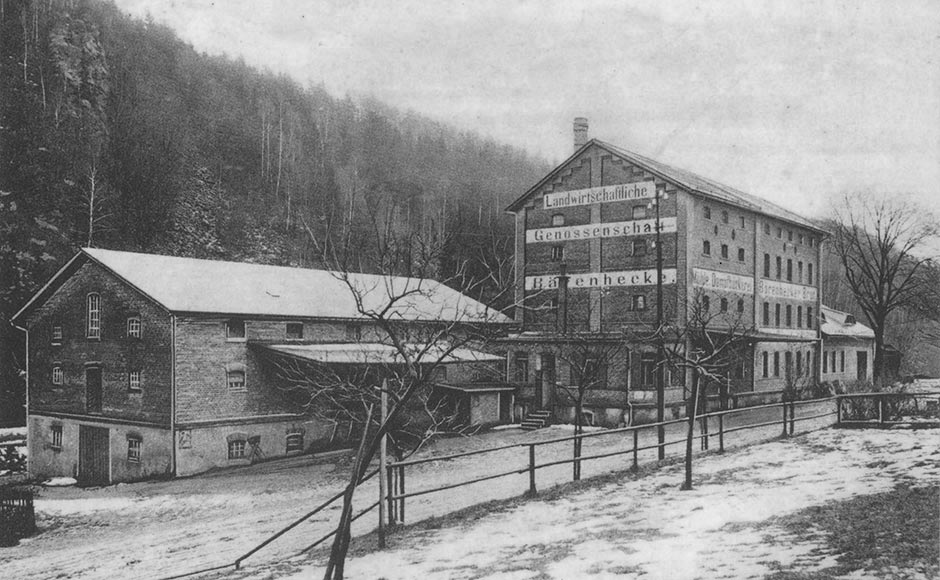 Die Mühle und Bäckerei in den 20er Jahren